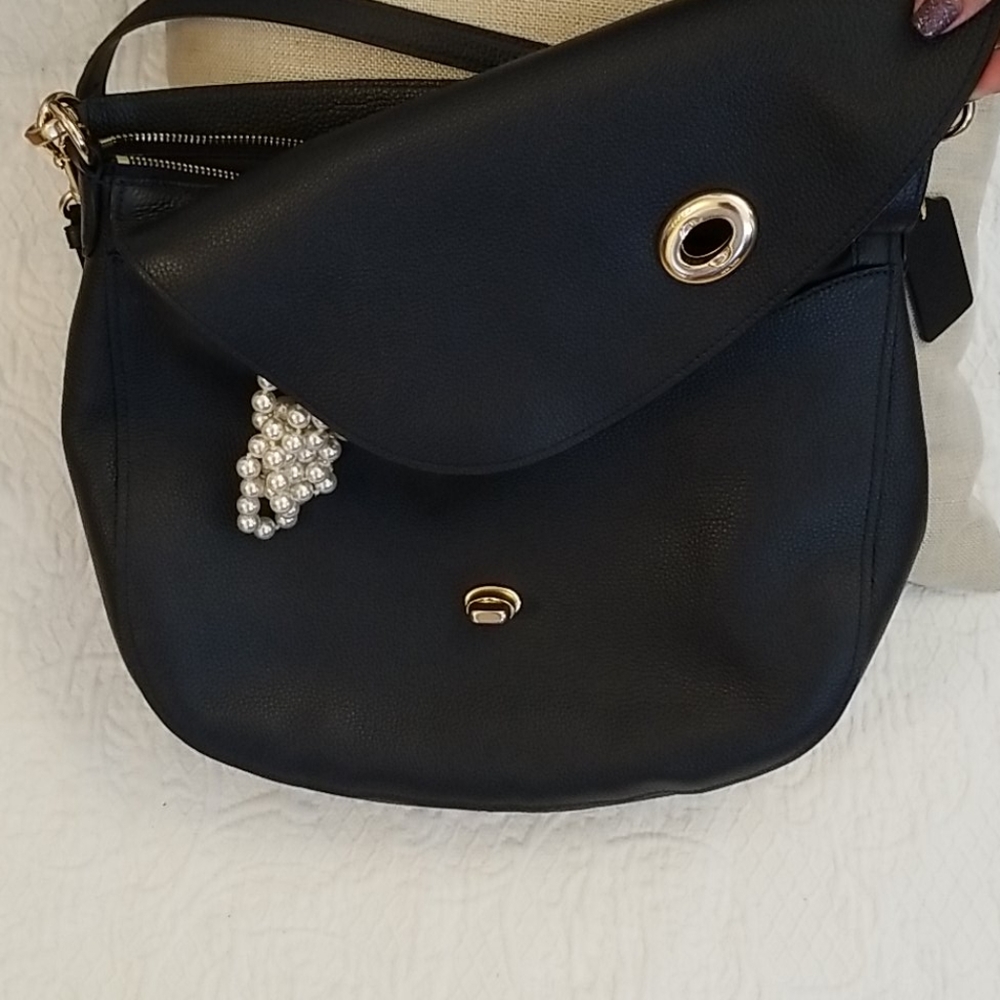 Navy Coach purse - Picture 2 of 6